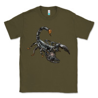 Army Green scorpion Classic Tee - LillyAllenDesigns