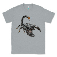 Heather Grey scorpion Classic Tee - LillyAllenDesigns