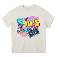 Cream 90's mama Heavy Core Tee - Zillion Design Studio