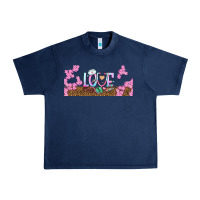 Navy watercolor love nurse libbey glass Urban Heavy Tee - BundleAndBundleShop