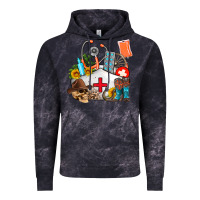Cloud Black nurse  summer Vintage Hoodie - AdoDesignShop
