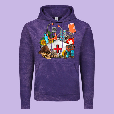 Nurse  Summer Vintage Hoodie Designed By Adodesignshop