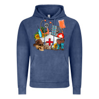 Vintage Denim nurse  summer Vintage Hoodie - AdoDesignShop