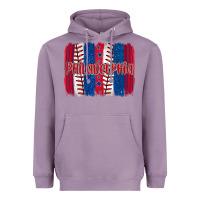 Lavender philadelphia baseball team spirit brushstrokes Heavyweight Hoodie - Artiststas