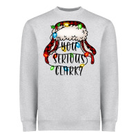 Heather Grey you serious clark Heavyweight Sweatshirt - Jasminsmagicworld