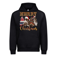 Black merry christmas trees Urban Hoodie - CowGirlArtShop