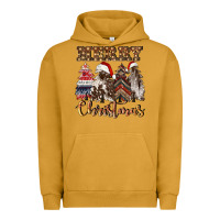 Pigment Peanut Butter merry christmas trees Urban Hoodie - CowGirlArtShop