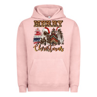 Pigment Salmon merry christmas trees Urban Hoodie - CowGirlArtShop