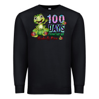 Black 100 days chancing my students crow Premium Sweatshirt - SublimationCraftShop