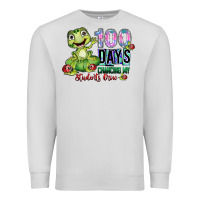 Dove Grey 100 days chancing my students crow Premium Sweatshirt - SublimationCraftShop