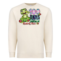 Sandshell 100 days chancing my students crow Premium Sweatshirt - SublimationCraftShop