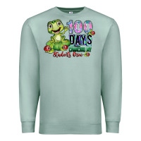 Seafoam 100 days chancing my students crow Premium Sweatshirt - SublimationCraftShop