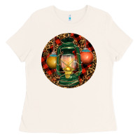 Bone Xmas Lantern Christmas Ladies Tee - RanaPortraitStore