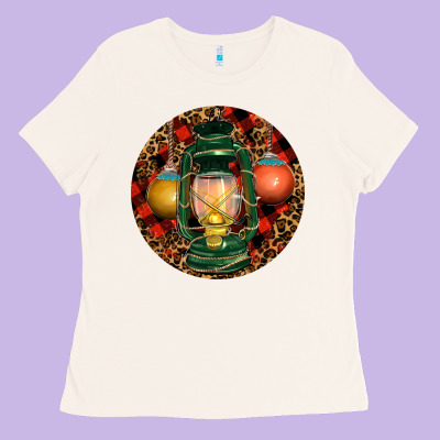 Ladies Tee Xmas Lantern Christmas