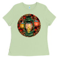 Matcha Xmas Lantern Christmas Ladies Tee - RanaPortraitStore