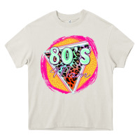 Cream 80's mom Heavy Core Tee - Zillion Design Studio
