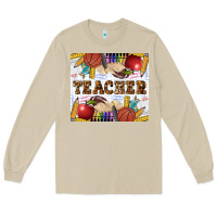 Mushroom Western Teacher Long Sleeve Tee - LillyAllenDesigns