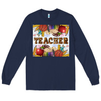 Navy Western Teacher Long Sleeve Tee - LillyAllenDesigns