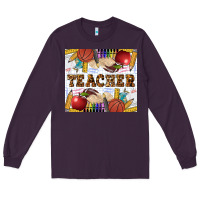 Plum Western Teacher Long Sleeve Tee - LillyAllenDesigns