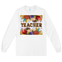 White Western Teacher Long Sleeve Tee - LillyAllenDesigns