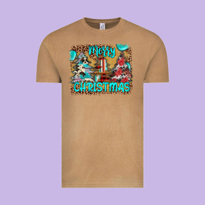 Merry Christmas Vintage Tee Designed By Jahusdesignshop