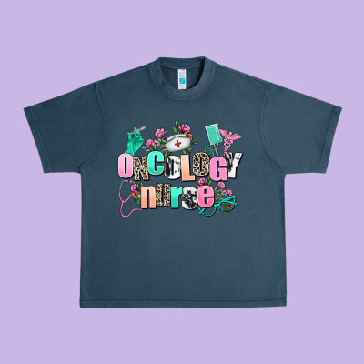 Oncology Nurse Urban Heavy Tee Designed By Adodesignshop