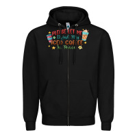 Black please let me drink my iced coffee in peace Zipper Hoodie - MaliasSmallBusiness