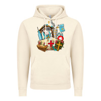 Vintage Artic nurse  cross and jesus Vintage Hoodie - AdoDesignShop