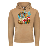 Vintage Camel nurse  cross and jesus Vintage Hoodie - AdoDesignShop