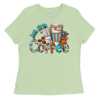 Matcha but first coffee Ladies Tee - texasbilliewilder