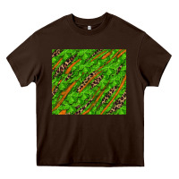 Distressed Shamrock And Leopard Heavy Core Tee | Teevron