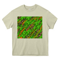 Mossy Distressed Shamrock And Leopard Heavy Core Tee - RanaPortraitStore