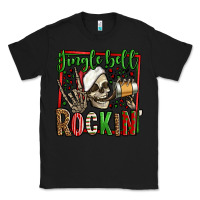 Black jingle bell rockin skeleton christmas Classic Tee - Jasminsmagicworld