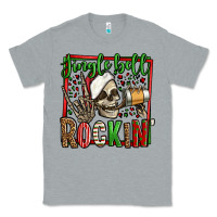 Heather Grey jingle bell rockin skeleton christmas Classic Tee - Jasminsmagicworld