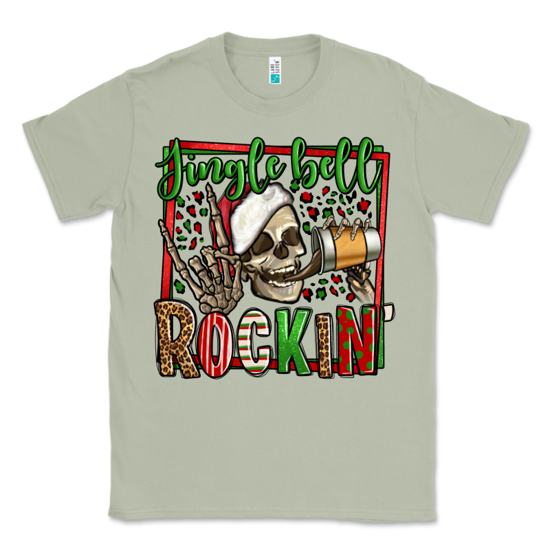 Jingle Bell Rockin Skeleton Christmas Classic Tee by Jasminsmagicworld | Teevron