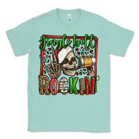 Seafoam jingle bell rockin skeleton christmas Classic Tee - Jasminsmagicworld