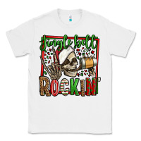 White jingle bell rockin skeleton christmas Classic Tee - Jasminsmagicworld
