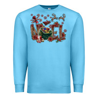Ocean Blue Noel Premium Sweatshirt - SublimationCraftShop