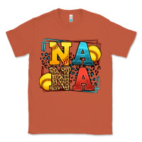 Copper Softball nana leopard frame Classic Tee - LillyAllenDesigns