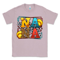 Lilac Softball nana leopard frame Classic Tee - LillyAllenDesigns