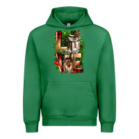 Emerald love snowman gnome Urban Hoodie - CowGirlArtShop