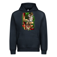 Navy love snowman gnome Urban Hoodie - CowGirlArtShop