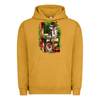 Pigment Peanut Butter love snowman gnome Urban Hoodie - CowGirlArtShop