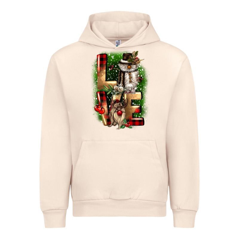 Love Snowman Gnome Urban Hoodie by CowGirlArtShop | Teevron