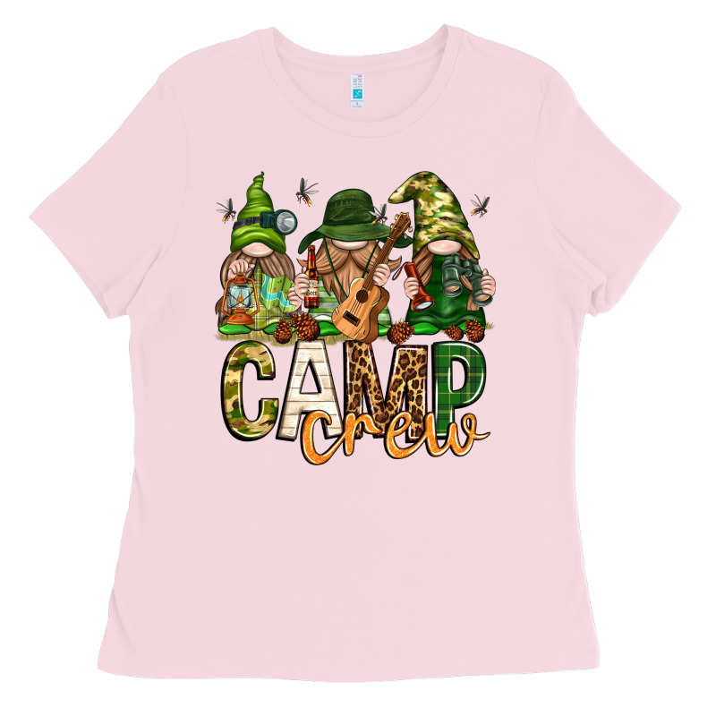 Camp Crew With Gnomies Ladies Tee by texasbilliewilder | Teevron