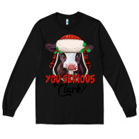 Black you serious clark baby cow Long Sleeve Tee - Jasminsmagicworld