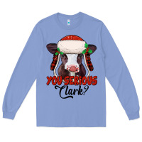 Colony Blue you serious clark baby cow Long Sleeve Tee - Jasminsmagicworld