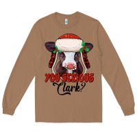 Toasted Coconut you serious clark baby cow Long Sleeve Tee - Jasminsmagicworld