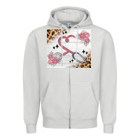 Dove Grey customized leopard floral nurse Zipper Hoodie - MaliasSmallBusiness