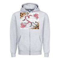 Heather Grey customized leopard floral nurse Zipper Hoodie - MaliasSmallBusiness